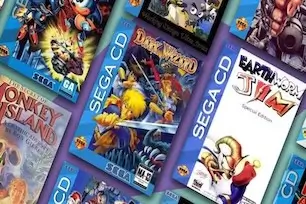 Sega CD FAQ – Selling & Trade-In Guide for Sega CD Games Sega CD long jewel case games – covers like Sonic CD, Dark Wizard, Earthworm Jim, Monkey Island